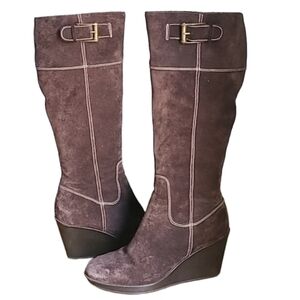 Cole Haan x Nike Air Suede Wedge Heel Waterproof Boots